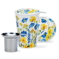 SHET SET COTTAGE BORDER BLUE 0.44L