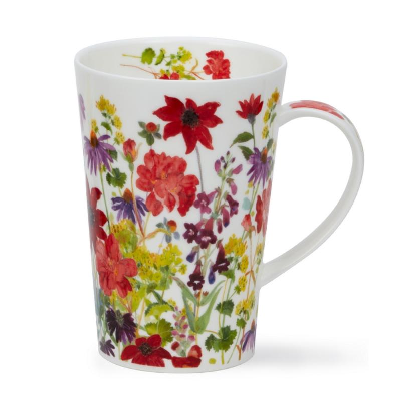 SHET MUG COTT BORDER RED 0.44L