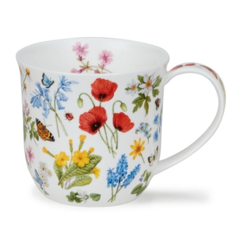 MUG CUMBRAE 0.45L WILD FLOWERS POPPY
