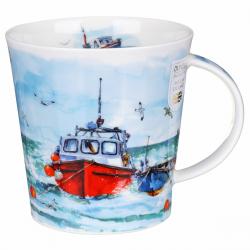 MUG CAIRNGORM 0.48L FISHING BOATS RED