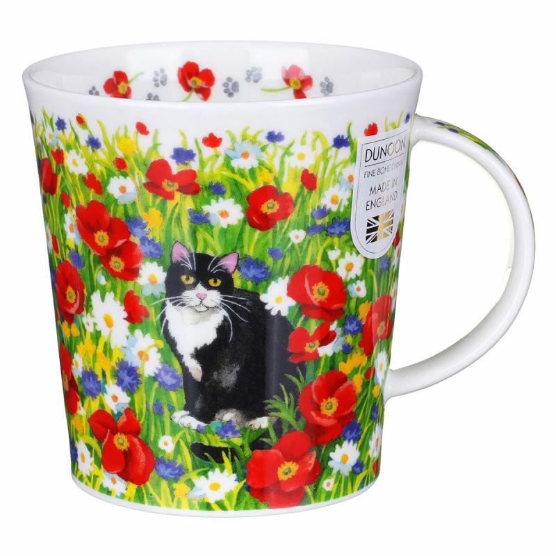 TASSE LOMOND 0.32L GARDEN CATS BLACK & WHITE