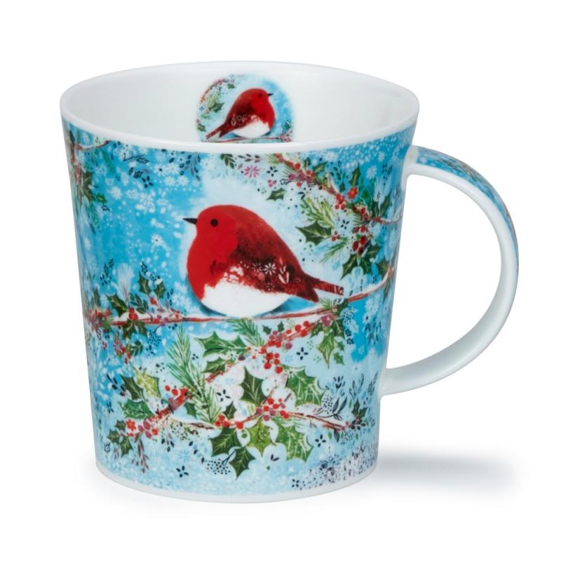 LO 0.32L SNOWY CHRISTMAS ROBIN