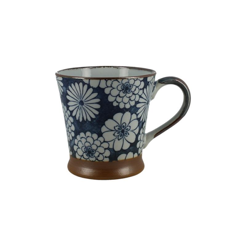 MUG S CHRYSANTHEME BLEU 