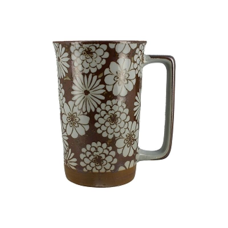 MUG L CHRYSANTHEME BRUN